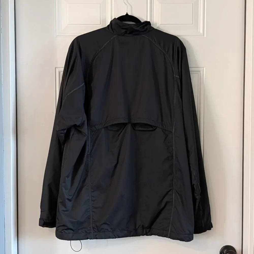 Nike Golf Dri-FIT Windbreaker Jacket XL Black Full Zip Vented